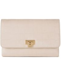 Elisabetta Franchi - Suede Clutch Bag - Lyst