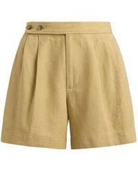 Polo Ralph Lauren - Rae Pleated Shorts - Lyst