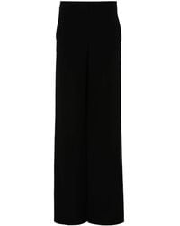 Giorgio Armani - Silk Satin Trousers - Lyst