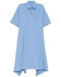 JNBY - Striped Asymmetric Hem Dress - Lyst
