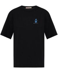 Marni - T-Shirt With Logo - Lyst