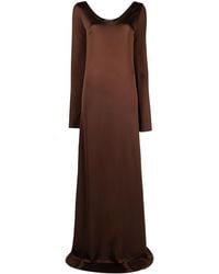 Kwaidan Editions - Long-sleeve Flared Maxi Dress - Lyst