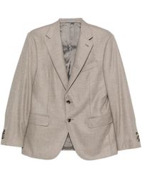 Caruso - Jacke Mit Fallendem Revers - Lyst