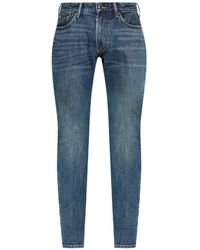 Emporio Armani - Jeans With Tapered Legs - Lyst