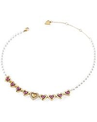 Guess - Beloved Heart-Motif Necklace - Lyst