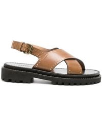 Isabel Marant - Baem Stud-detailed Leather Sandals - Lyst