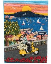 Olympia Le-Tan - Napoli Embroidered Clutch Bag - Lyst
