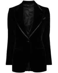Tom Ford - Single-breasted Velvet Blazer - Lyst