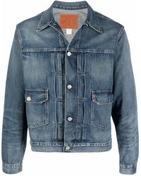 RRL Selvedge Denim Engineer Jacket in 