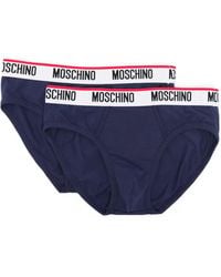 Moschino - Set Aus Zwei Slips Mit Logo-Bund - Lyst