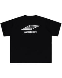 Sp5der - Logo-Print T-Shirt - Lyst
