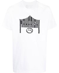 Maharishi - T-shirt Met Logoprint - Lyst