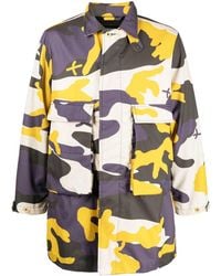 The Power for the People - Camouflage-Pattern Cotton Cargo Jacket - Lyst
