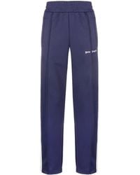 Palm Angels - Logo-Print Side-Stripe Track Pants - Lyst