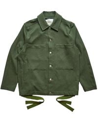 Song For The Mute - Patch-Pocket Tie-Fastening Jacket - Lyst
