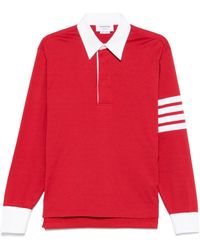 Thom Browne - Polo Con Dettaglio A 4 Righe - Lyst