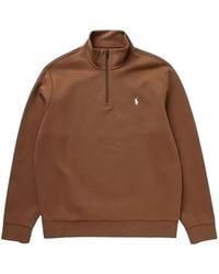 Polo Ralph Lauren - Logo-Embroidered Quarter-Zip Sweater - Lyst