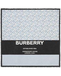 Burberry - Schal Mit Monogrammmuster - Lyst