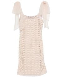 Dunesi - Sofia Hand-Beaded Midi Dress - Lyst