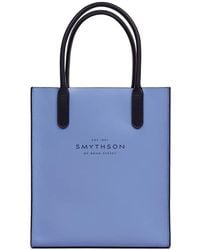 Smythson - Mini Kingly Leather Tote Bag - Lyst