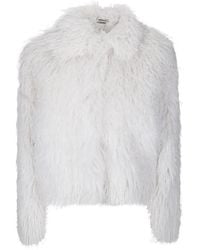 Tagliatore - Faux-Fur Collar Jacket - Lyst