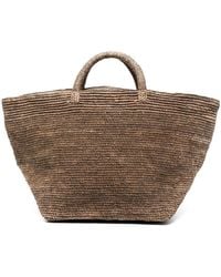 IBELIV - Raffia Shopper - Lyst