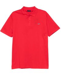 Paul & Shark - Short-Sleeve Logo-Detail Polo Shirt - Lyst