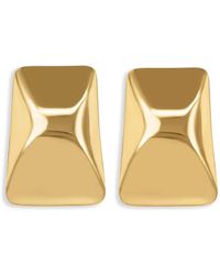 Anine Bing - Eckige Ohrringe Mit Abgerundetem Design - Lyst