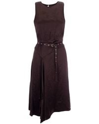 Liu Jo - Belted Asymmetric Dress - Lyst