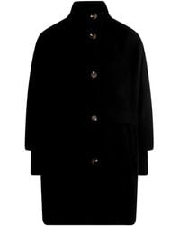 Betty Barclay - High-Neck Button-Up Single Breasted Coat - Lyst