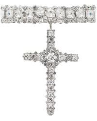 Blumarine - Cross Choker - Lyst