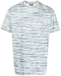 Missoni - Round-Neck Striped T-Shirt - Lyst