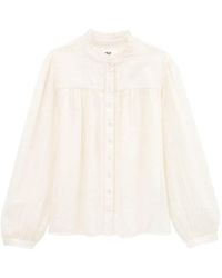 Ba&sh - Bluse Hemd mit Rüschenkragen - Lyst