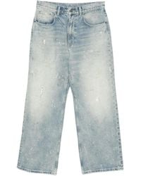 CROQUIS - Straight-Leg Rolled-Edge Jeans - Lyst