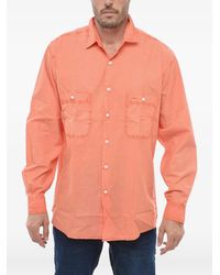 Aspesi - Patch-Pocket Long-Sleeve Shirt - Lyst