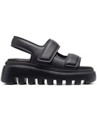 Vic Matié - Touch-Strap Leather Sandals - Lyst