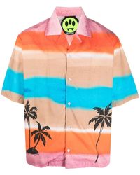 Barrow - Palm Tree-print Shirt - Lyst