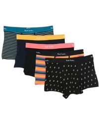 Paul Smith - Mix-print Cotton Boxers (pack Of Four) - Lyst