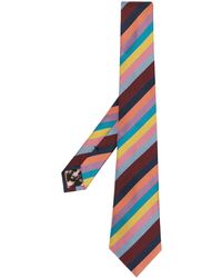 Paul Smith Striped Tie for Men - Lyst