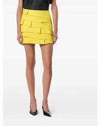 Versace - Layered Ruffled Mini Skirt - Lyst