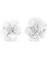 Anabela Chan - 18Kt Snowflower Rose Stud Earrings - Lyst