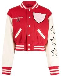 HTC - Multi-Patch Varsity Jacket - Lyst