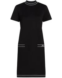 KARL LAGERFELD - Piped T-Shirt Dress - Lyst