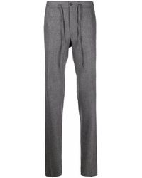 Malo - Straight-leg Drawstring Wool Trousers - Lyst
