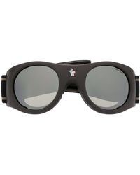 Moncler Logo Ski goggles - Brown