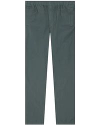 Undercover - Elasticated-Waist Herringbone Straight Trousers - Lyst