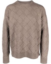 Bottega Veneta - Intrecciato Wool Sweater - Lyst