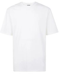 Jil Sander - T-Shirt Met Grafische Print - Lyst