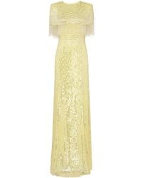 Jenny Packham - Lyla スパンコールトリム イブニングドレス - Lyst