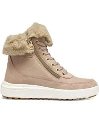 Geox - Dayla Abx Fur-Trimmed Boots - Lyst